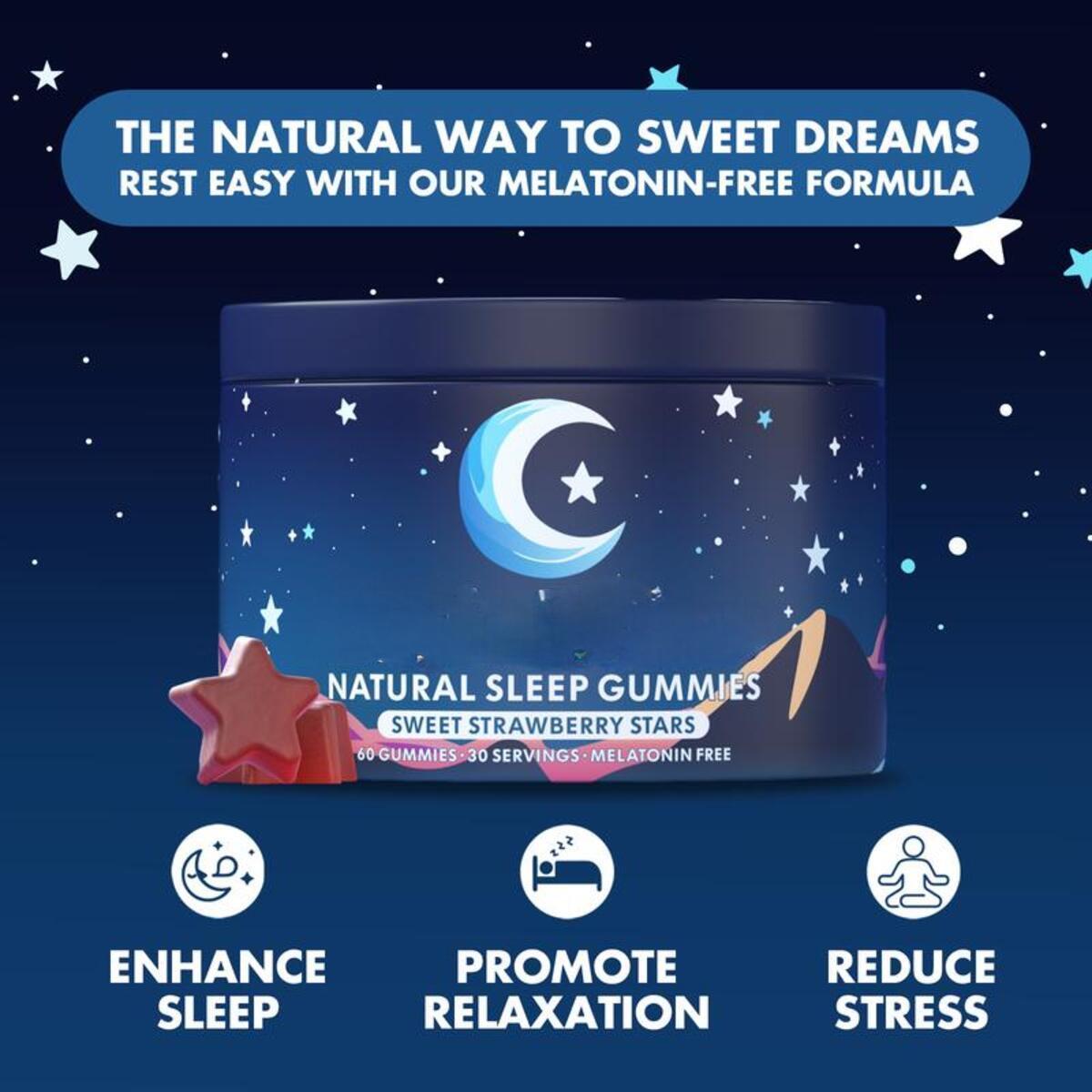 Natural Sleep Gummies for Adults