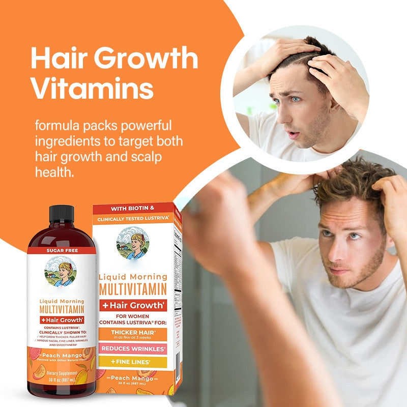 Organics Liquid Multivitamin Lustriva® Hair Growth for Women-15.22 Fl oz
