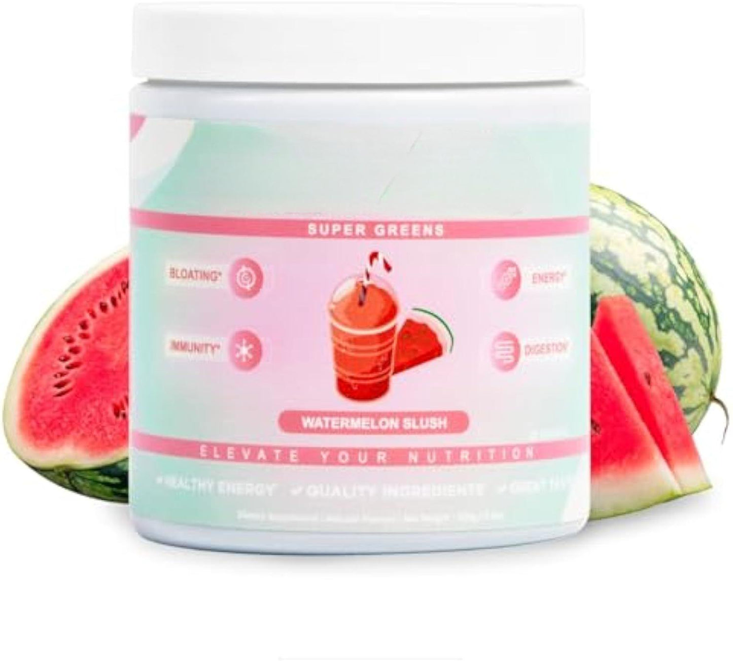 Nutrition Super Greens, Organic Greens Powder with Spirulina & Chlorella for Digestion