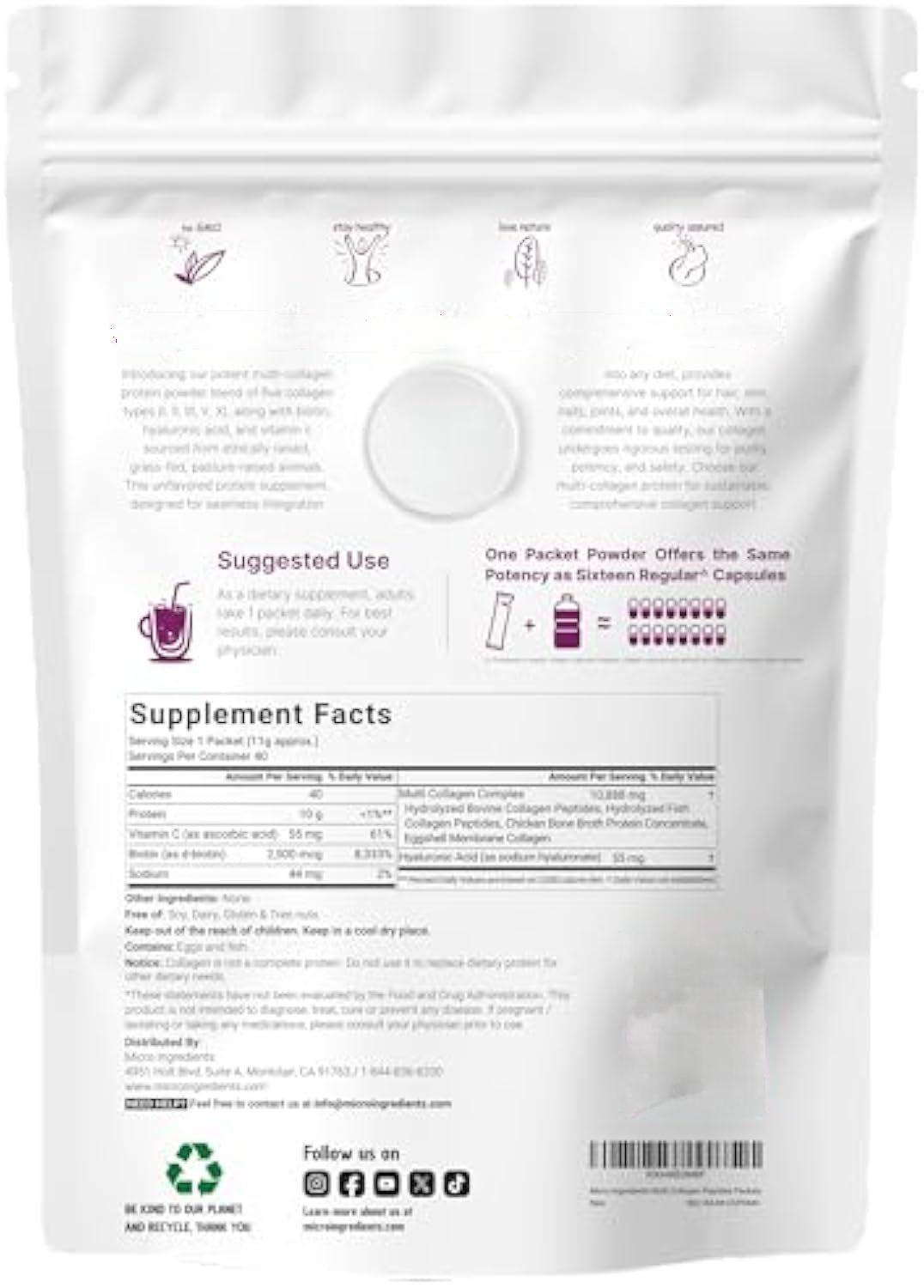 Multi Collagen Peptides, 40 Packets