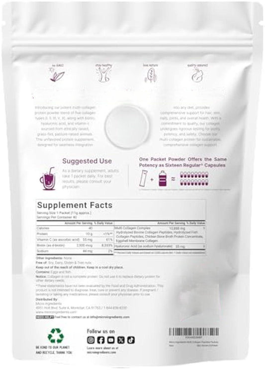Multi Collagen Peptides, 40 Packets