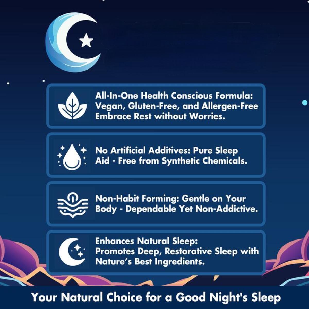 Natural Sleep Gummies for Adults