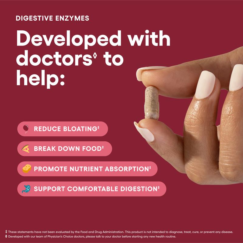 Advanced Gut Health Bundle: 60 Billion Probiotics 30ct + Digestive Enzymes 60ct for Digestive
