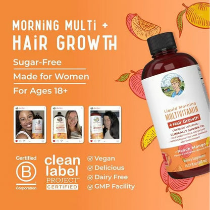 Organics Liquid Multivitamin Lustriva® Hair Growth for Women-15.22 Fl oz