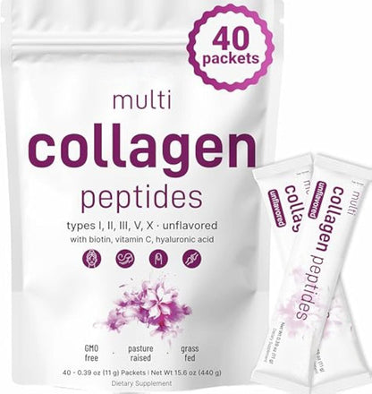Multi Collagen Peptides, 40 Packets